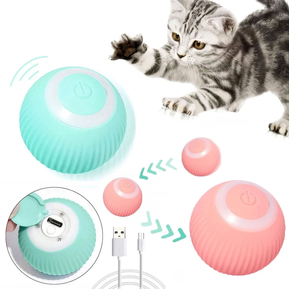 ChaseTail™ Bola Interativa Automática com Cauda para Cães e Gatos