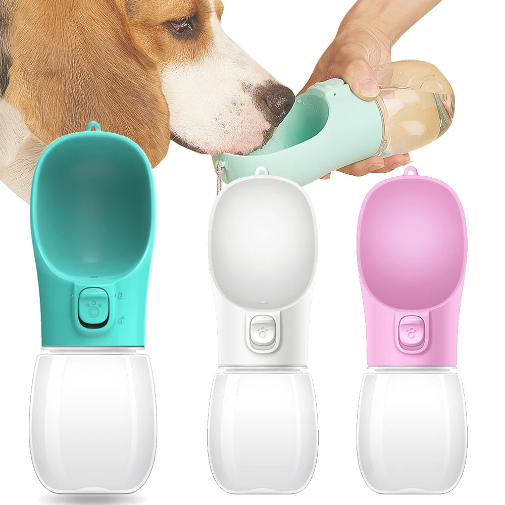 AquaPet™ Garrafa Portátil para Cães com Bebedouro Integrado