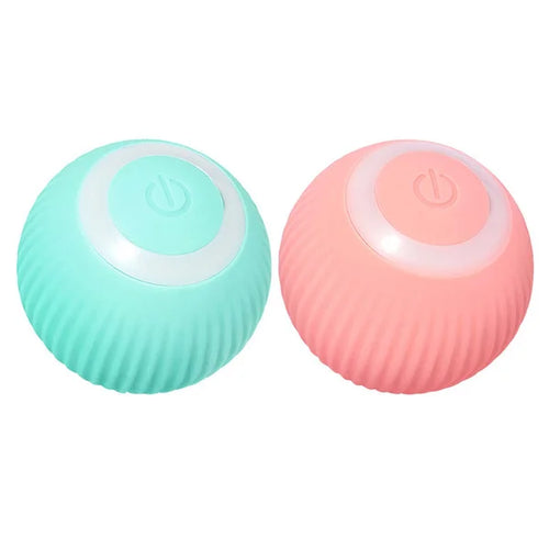 Bolas ChaseTail azul e rosa lado a lado